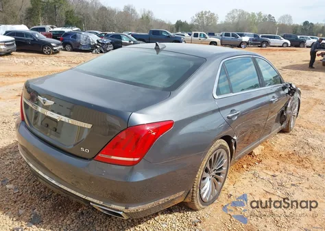 2018 Genesis G90 5.0 Ultimate z USA, uszkodzony, nr VIN KMHG54JH6JU041539